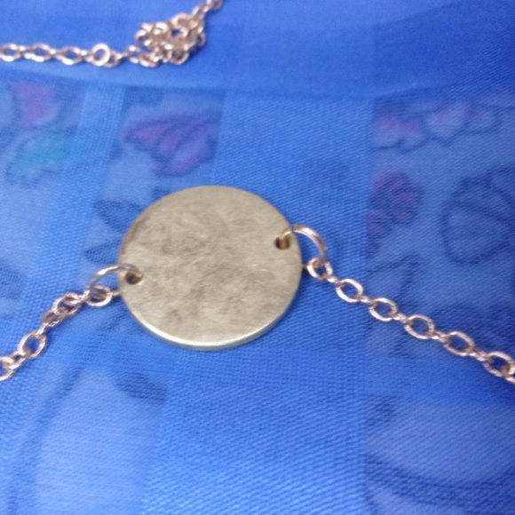 Disney Maleficent Gold Coin Necklace 18" L - Picture 9 of 9